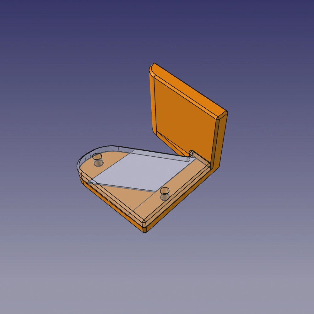 „Siuvimo mašinos siūlų nupjautuko 3D modelis.